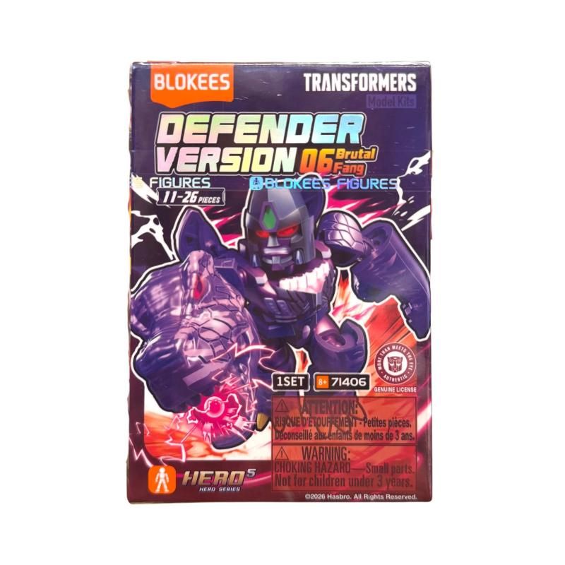 Blokees Transformers Defender Version 06 Brutal Fang Sealed Box Model Kit (12PDQ)