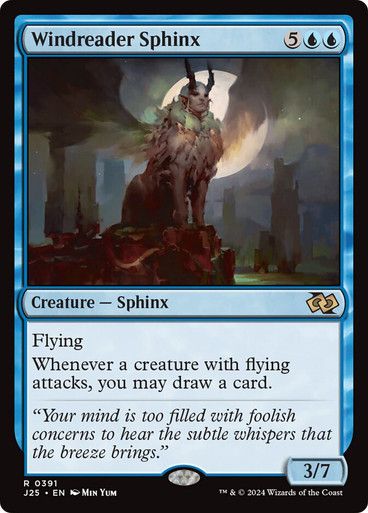 Magic the Gathering Windreader Sphinx Foundations Jumpstart