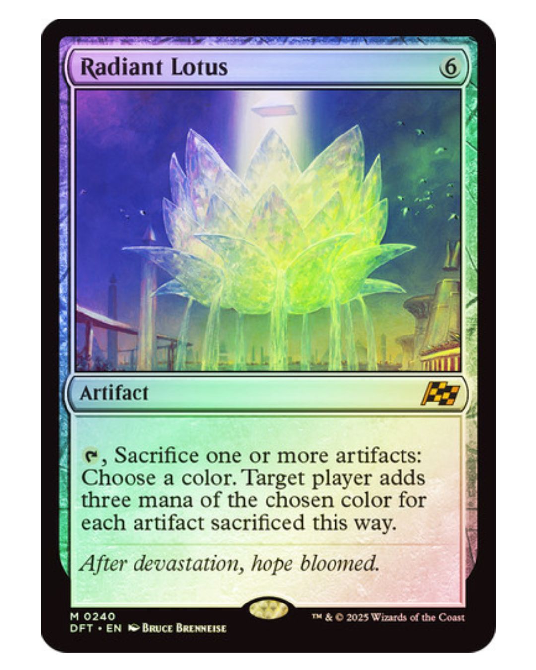 Magic the Gathering Radiant Lotus Foil Aetherdrift