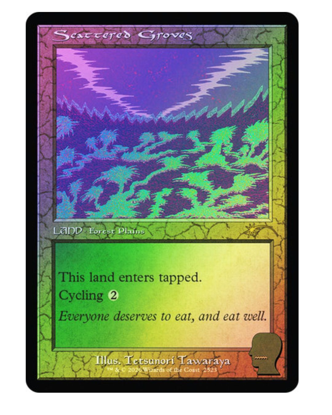 Magic the Gathering Scattered Groves Foil Secret Lair Braindead
