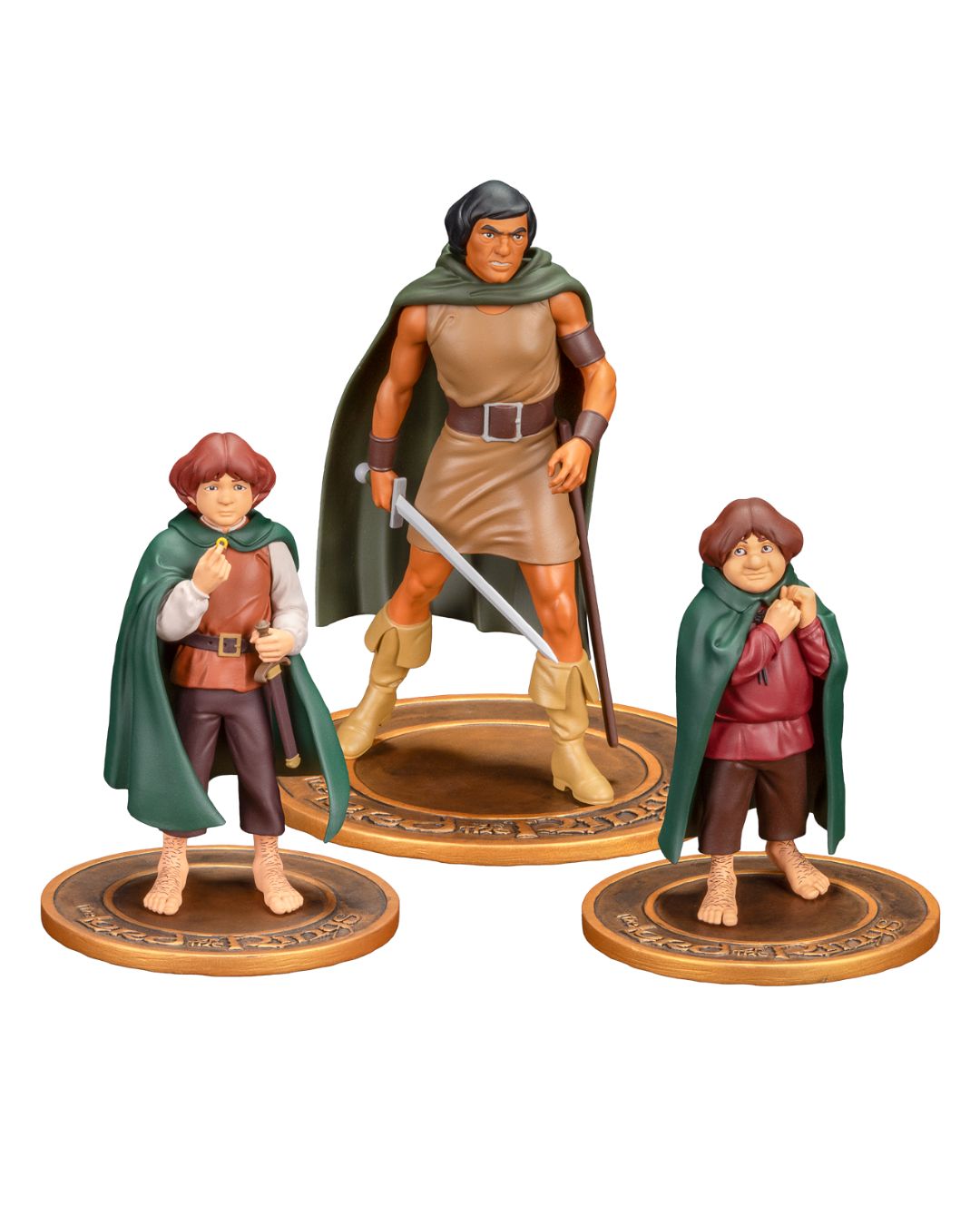 PRE-ORDER Dark Horse The Lord of the Rings PVC Figure Set Frodo, Aragorn, and Samwise
