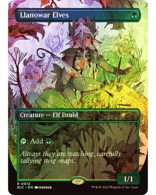 Magic the Gathering Llanowar Elves Foil Secret Lair Countdown