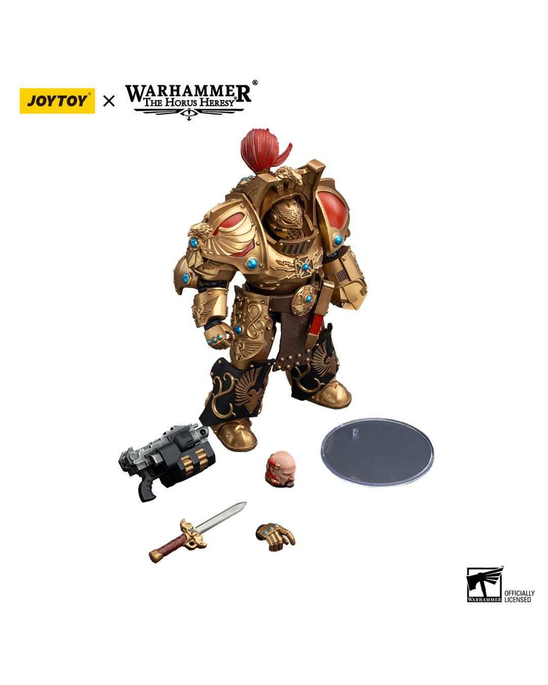 PRE-ORDER Joy Toy Warhammer 40k Legion Custodes Aquilon Terminator Squad Aquilon with Lastrum Storm Bolter