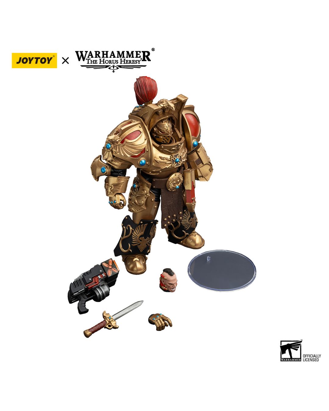 PRE-ORDER Joy Toy Warhammer 40k Legion Custodes Aquilon Terminator Squad Aquilon with Lastrum Storm Bolter