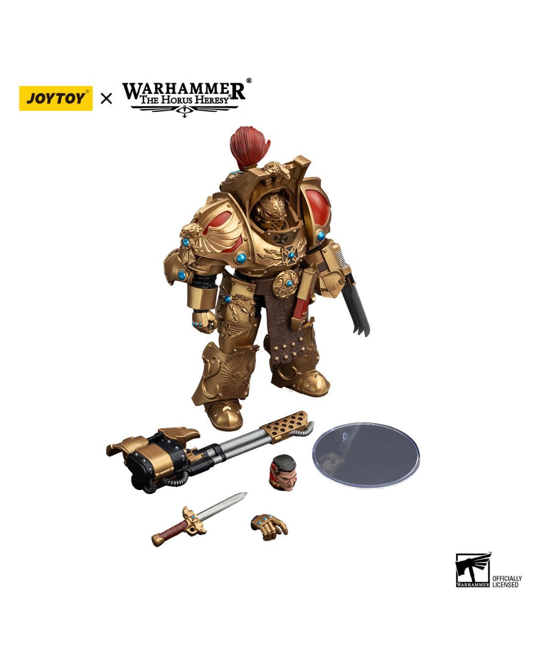 PRE-ORDER Joy Toy Warhammer 40k Legion Custodes Aquilon Terminator Squad Aquilon with Infernus Firepike