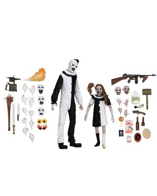 PRE-ORDER NECA Terrifier 2 - Ultimate Art the Clow &amp; Little Pale Girl 2 Pack 7" Action Figure