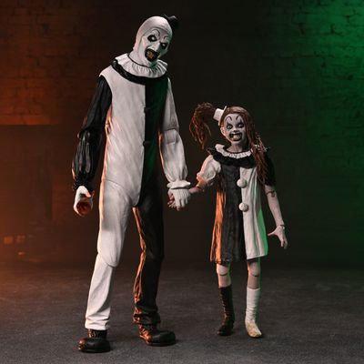 PRE-ORDER NECA Terrifier 2 - Ultimate Art the Clow &amp; Little Pale Girl 2 Pack 7" Action Figure