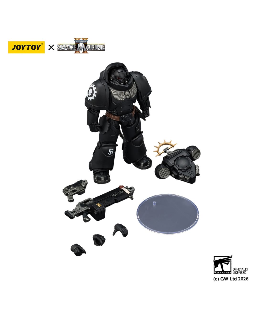 PRE-ORDER Joy Toy Warhammer 40k Game Edition Iron Hands Heavy Intercessor with Heavy Bolt Rifle and Bolt Pistol