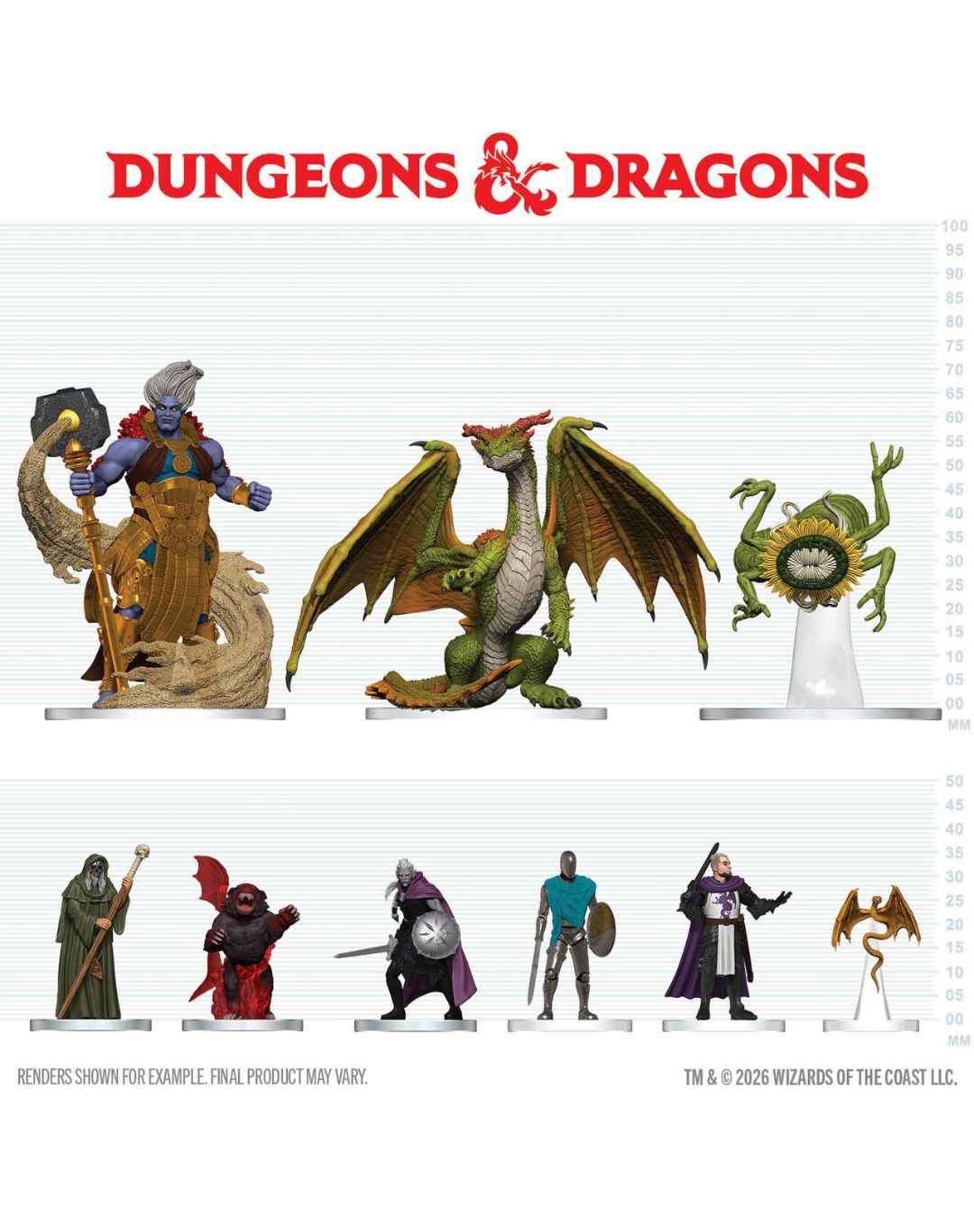 PRE-ORDER WizKids D&amp;D Icons of the Realms Adventures in Faerun 10 ct. Booster Brick 