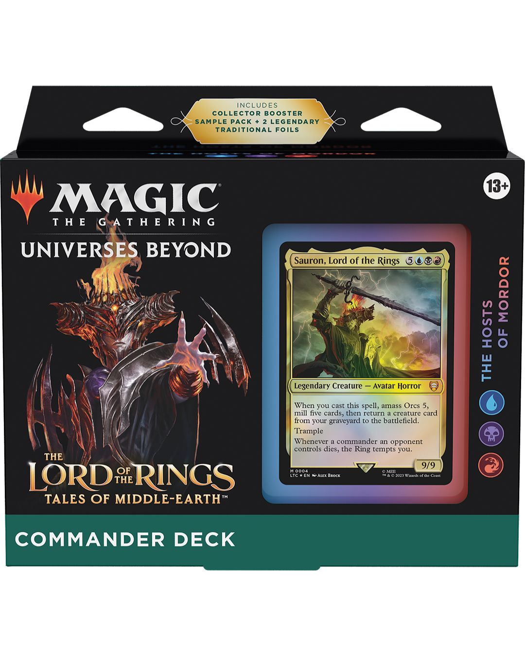 Magic the Gathering The Lord of the Rings The Hosts of Mordor Commander Deck