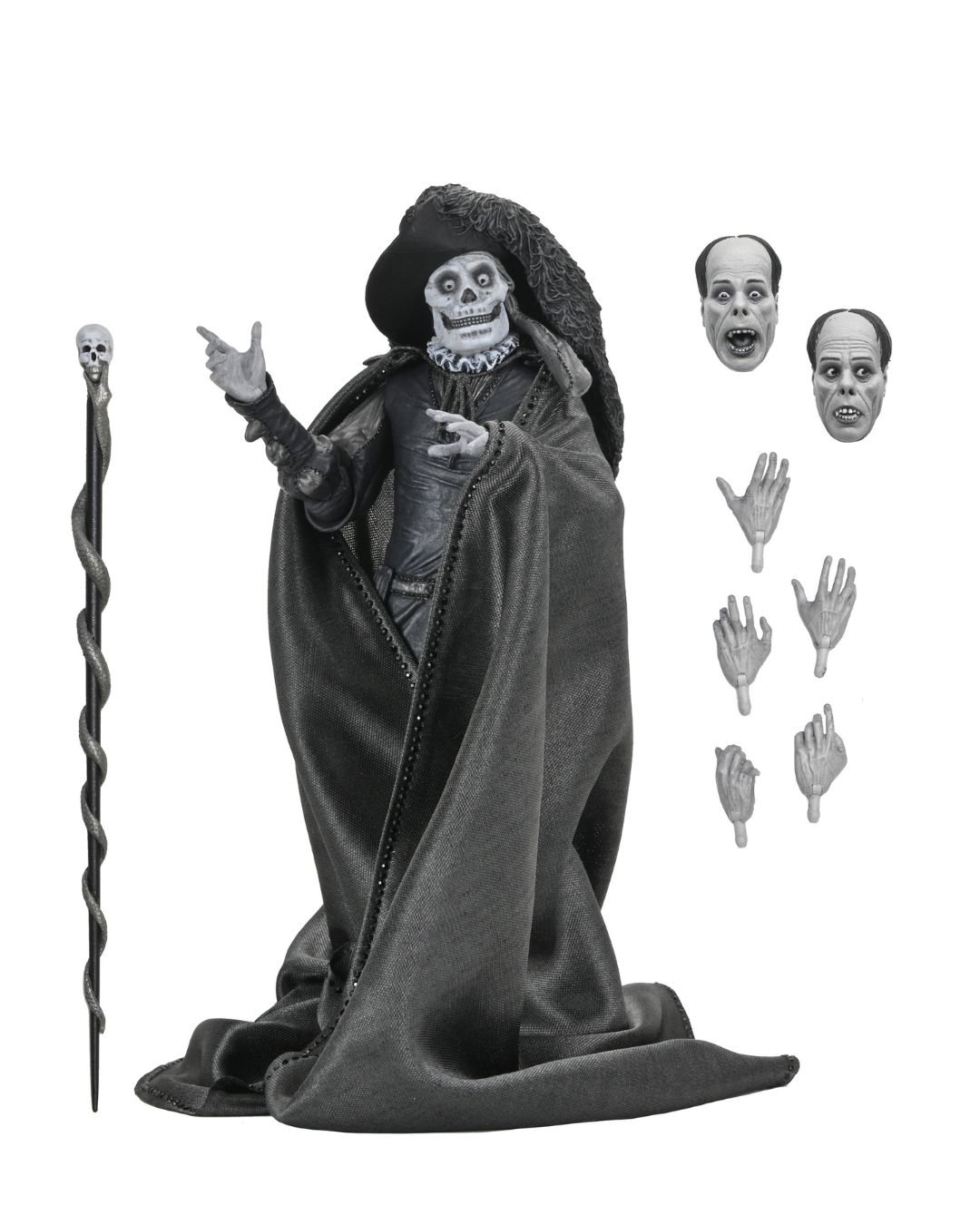 PRE-ORDER NECA Phantom of the Opera (1925) - Ultimate Phantom of the Opera "Masque of the Red Death" Black and White 7" Action Figure