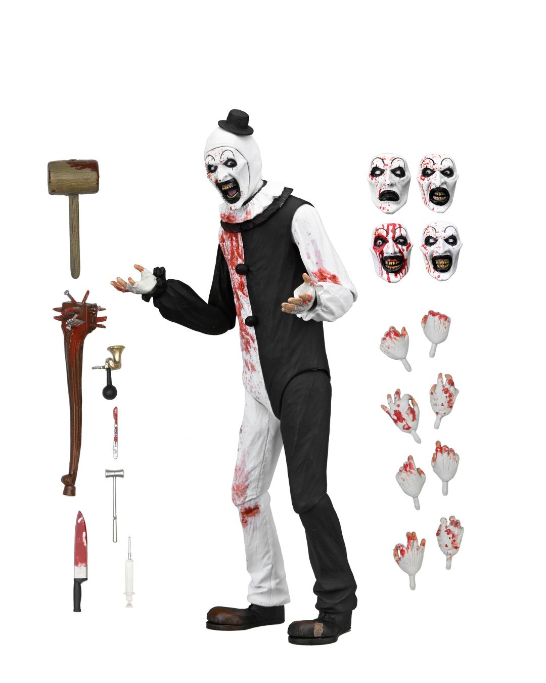 PRE-ORDER NECA Terrifier 2 - Ultimate Art the Clown (Blood Splattered) 7" Action Figure