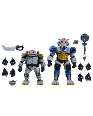 PRE-ORDER NECA Teenage Mutant Ninja Turtles (1987 Cartoon) - Robo Tokka and Rahzar 2 Pack 7" Action Figure