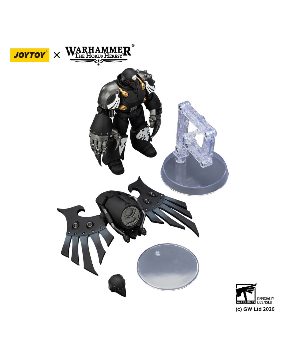 PRE-ORDER Joy Toy Warhammer 40k Raven Guard Dark Fury with Lightning Claws