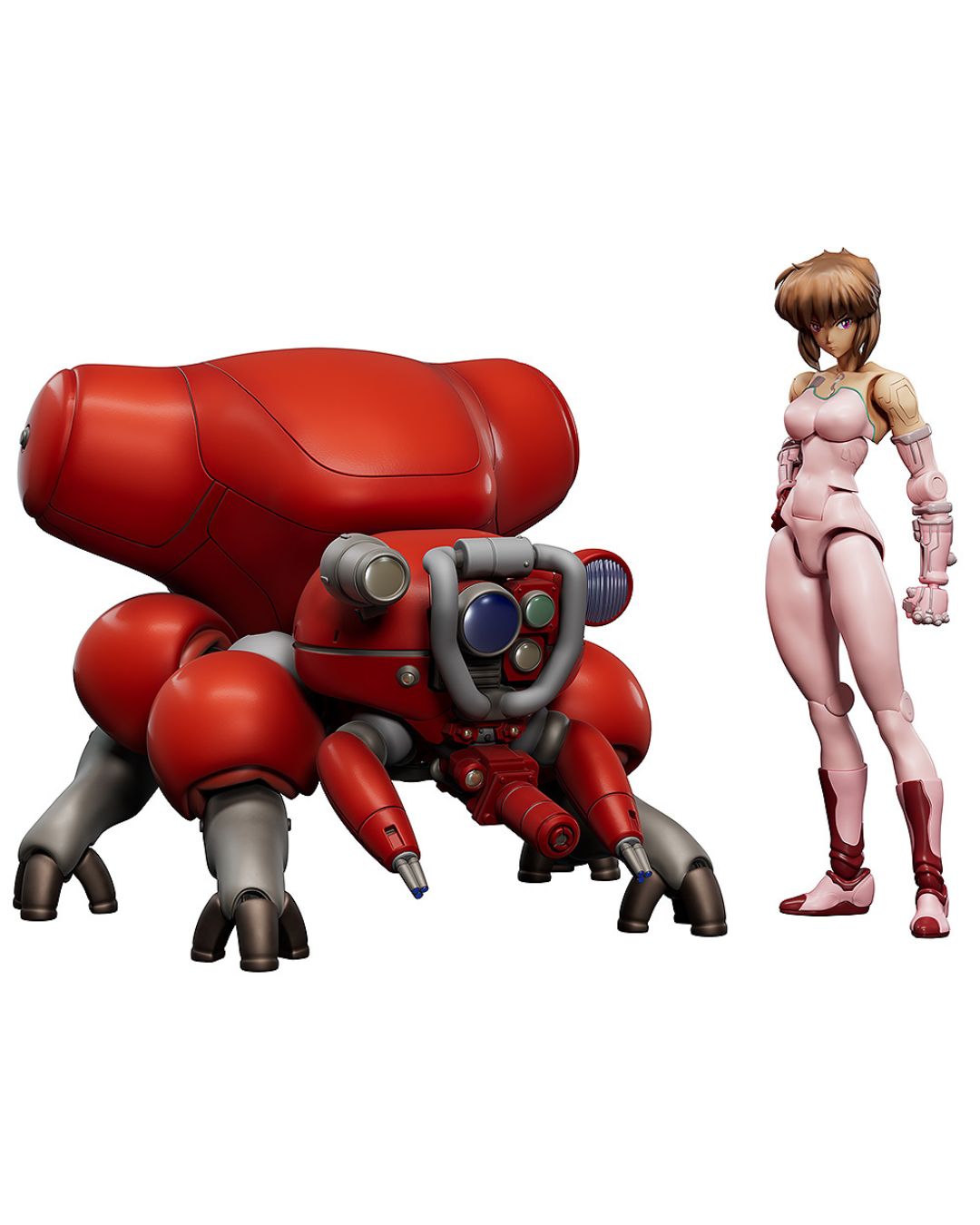 PRE-ORDER Good Smile Ghost in the Shell (Manga Edition) PLAMAX minimum Factory MF-94 Motoko Kusanagi with Fuchikoma Plastic Model Kit