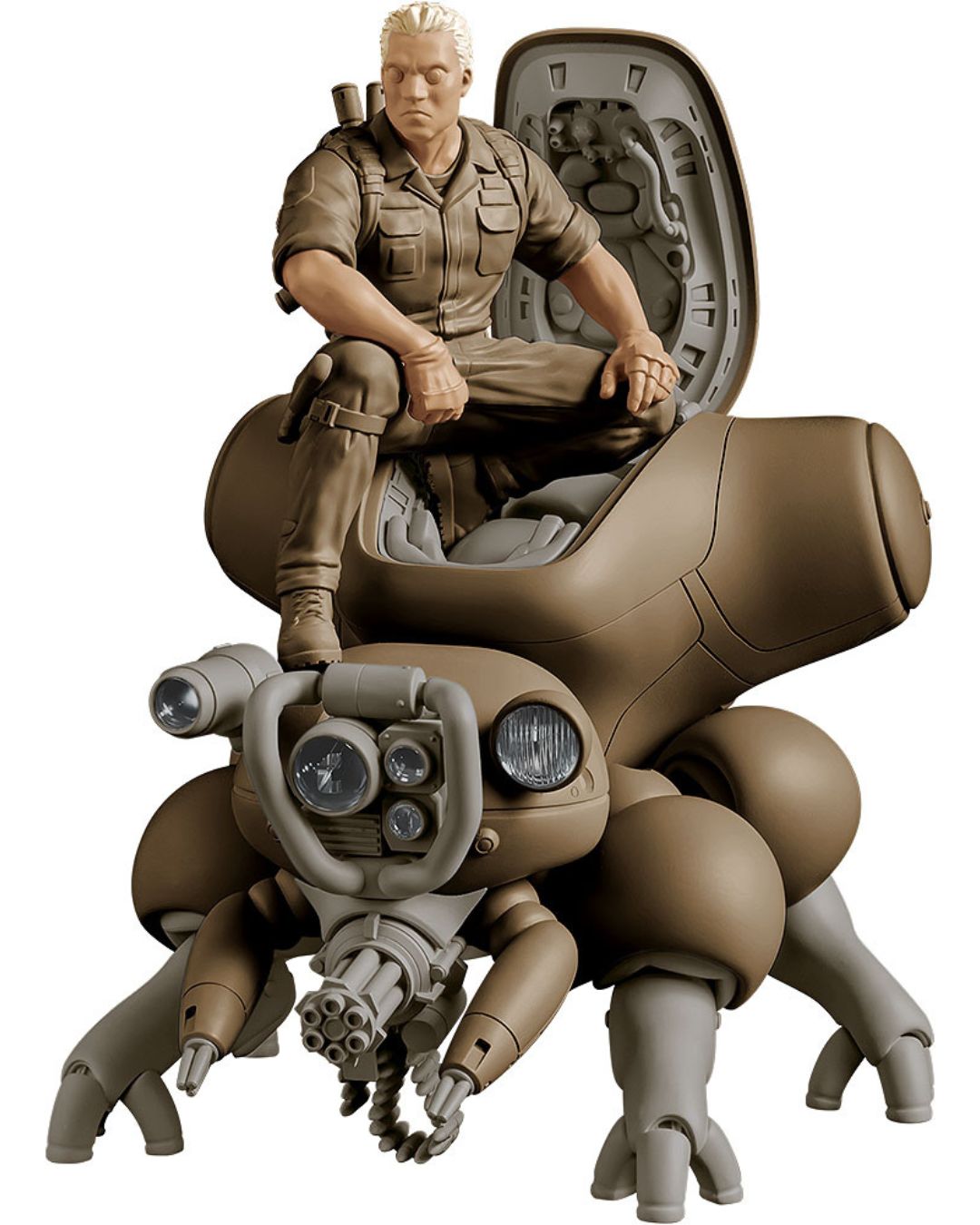 PRE-ORDER Good Smile Ghost in the Shell (Manga Edition) PLAMAX minimum Factory MF-95 Batou with Fuchikoma