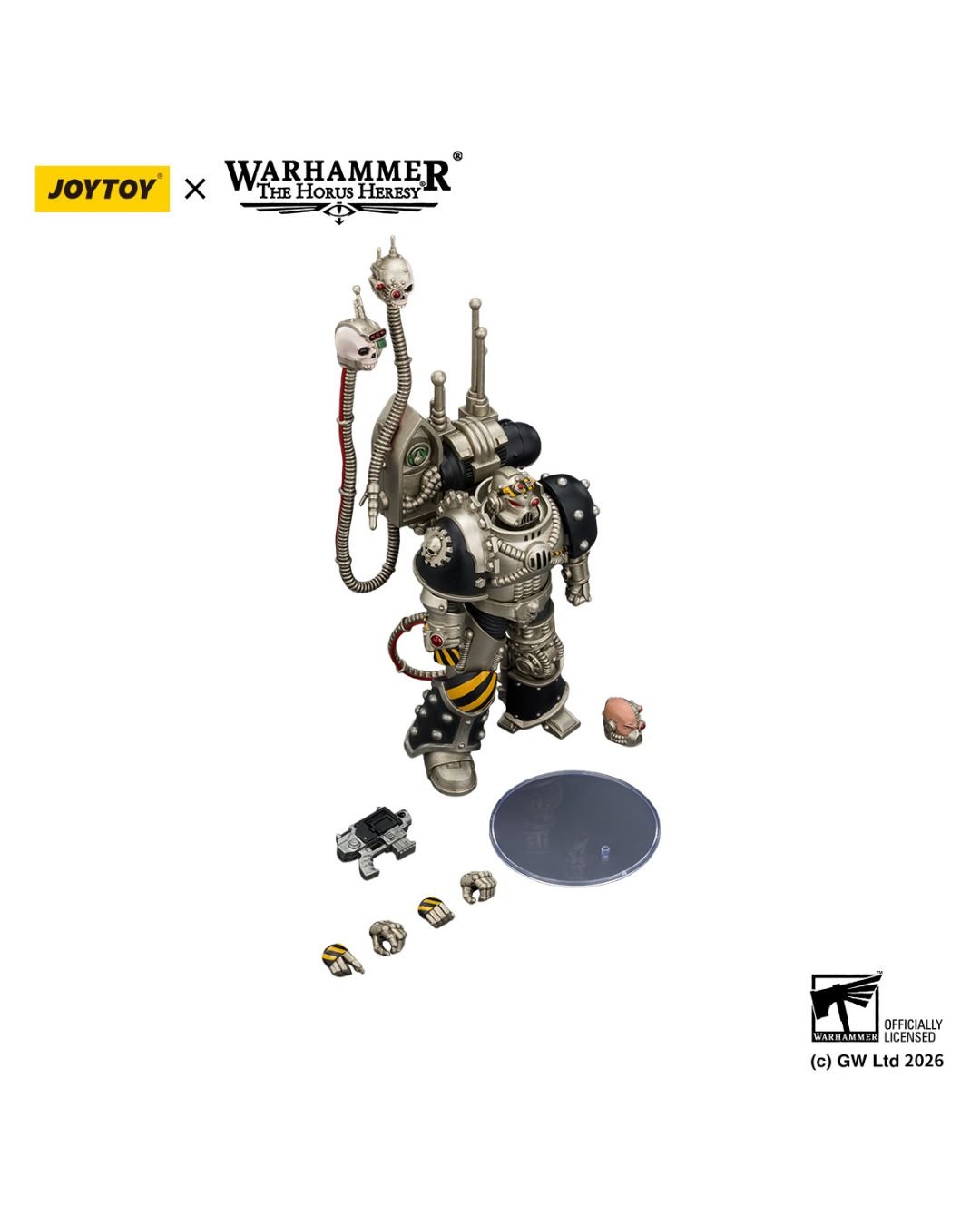 PRE-ORDER Joy Toy Warhammer 40k Iron Warriors Legion Praevian with Bolt Pistol