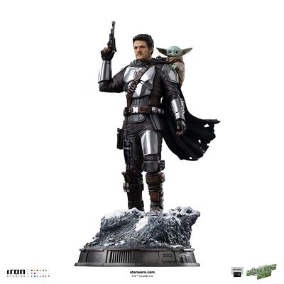 PRE-ORDER Iron Studios Mandalorian and Grogu - The Mandalorian and Grogu Movie - Art Scale 1/10