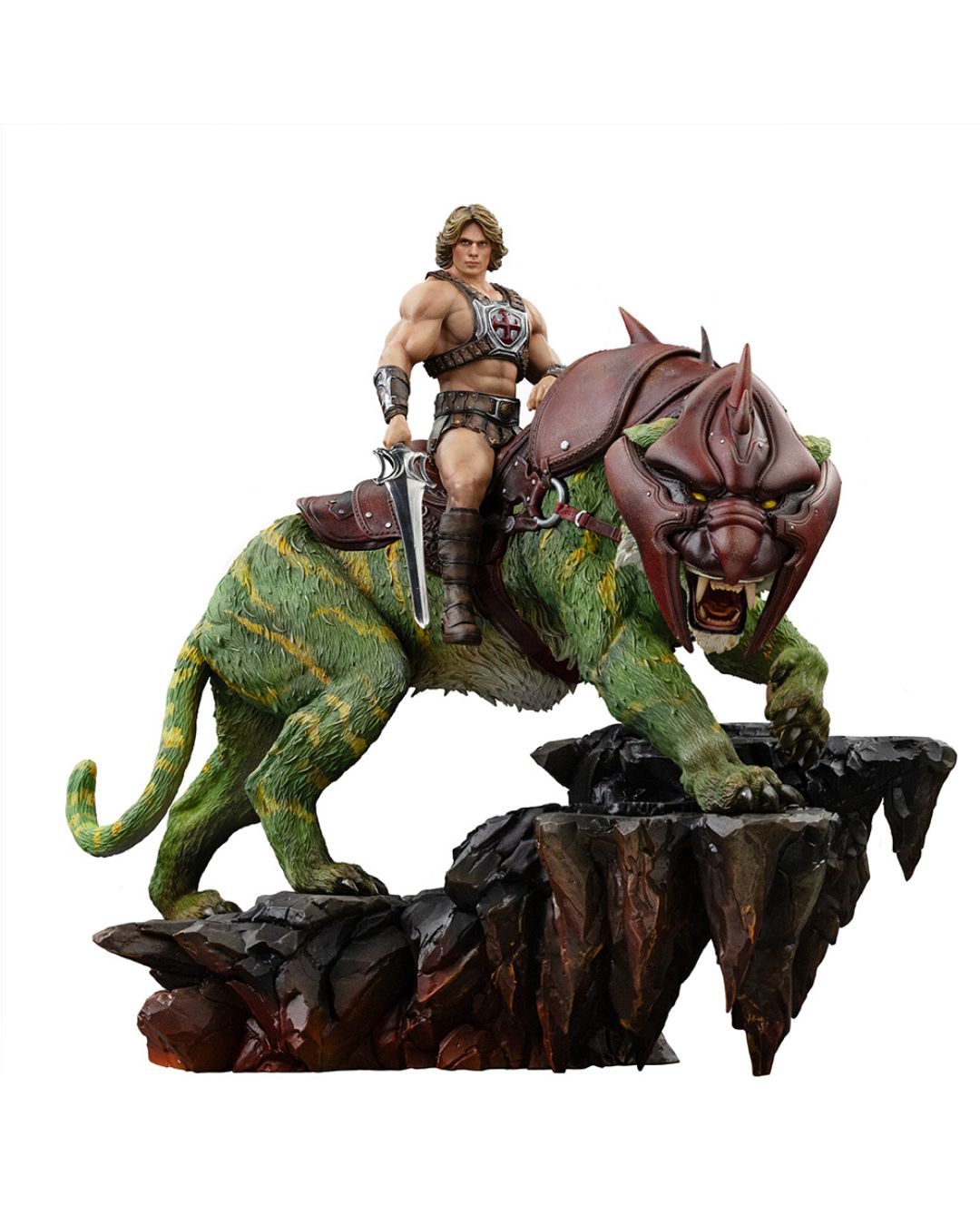 PRE-ORDER Iron Studios He-Man and Battle Cat - Masters of the Universe Movie - Deluxe Art Scale 1/10