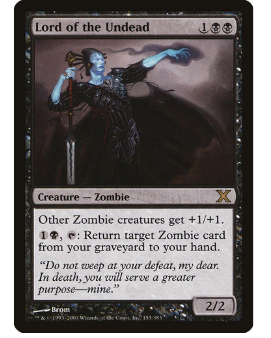 Magic the Gathering Lord of the Undead 10th Ed