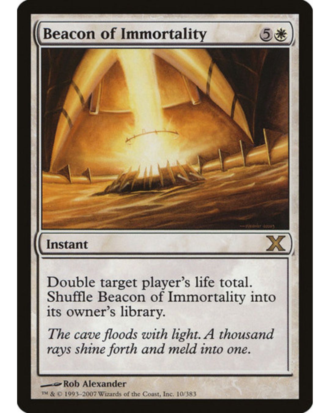 Magic the Gathering Beacon of Immortality 10th Ed