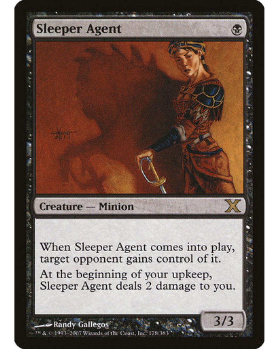 Magic the Gathering  Sleeper Agent 10th Ed