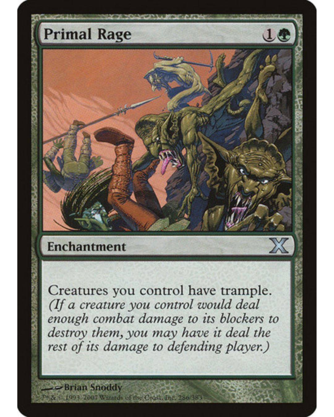 Magic the Gathering Primal Rage 10th Ed