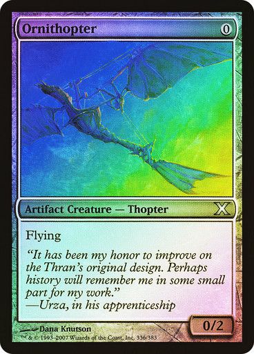 Magic the Gathering Ornithopter Foil 10th Ed