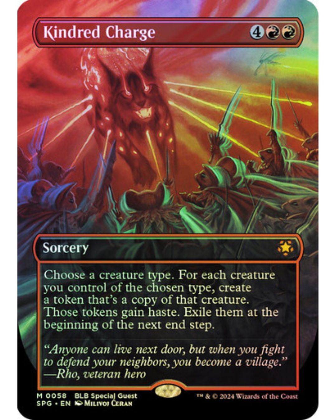 Magic the Gathering Kindred Charge Foil Special Guests