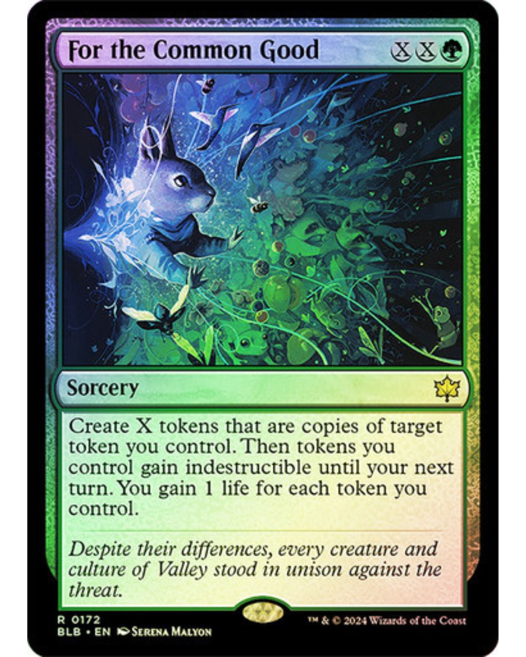 Magic the Gathering For the Common Good Foil Bloomburrow