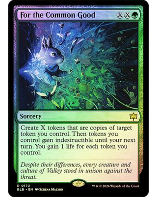 Magic the Gathering For the Common Good Foil Bloomburrow