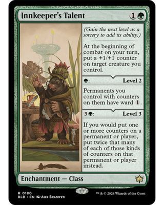 Magic the Gathering Innkeeper's Talent Bloomburrow