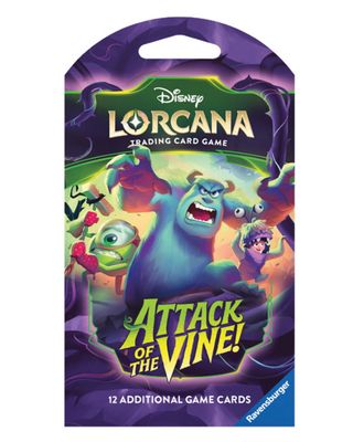 PRE-ORDER Disney Lorcana TCG Attack of the Vine Sleeved Booister Pack