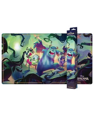 PRE-ORDER Disney Lorcana TCG Attack of the Vine Playmat Mike Wazowski, Sulley, and Boo