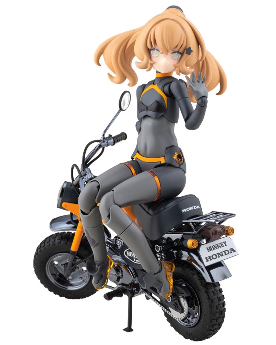 PRE-ORDER Kotobukiya Megami Device Puni Mofu Racing Tu with Honda ZD0J-1 Monkey Plastic Model Kit