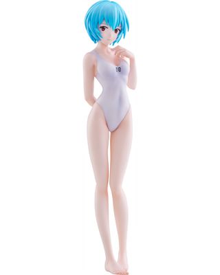 PRE-ORDER Good Smile Pop Up Parade Rebuild of Evangelion - Beach Queens Rei Ayanami (One-Piece Style) L Size