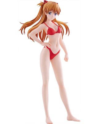 PRE-ORDER Good Smile Pop Up Parade Rebuild of Evangelion - Beach Queens Asuka Shikinami Langley (Bikini Style) L Size