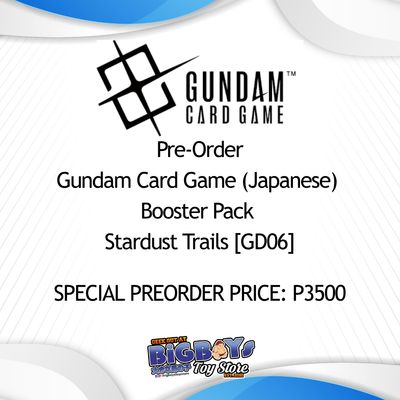 PRE-ORDER Gundam Card Game (Japanese) Booster Pack Stardust Trails [GD06]