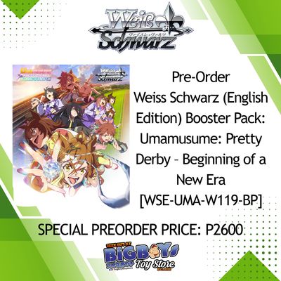 Pre-Order Weiss Schwarz (English Edition) Booster Pack: Umamusume: Pretty Derby – Beginning of a New Era [WSE-UMA-W119-BP]