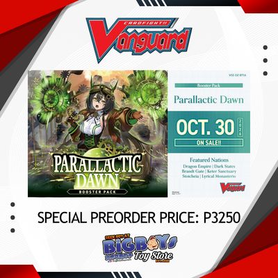 Pre-Order Cardfight!! Vanguard Parallactic Dawn Booster Box [VGE-DZ-BT16]
