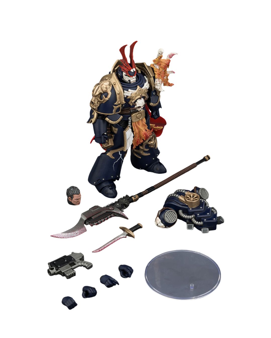 PRE-ORDER Joy Toy Warhammer 40k Night Lords Sevatar, First Captain of the Night Lords The Prince of Crows