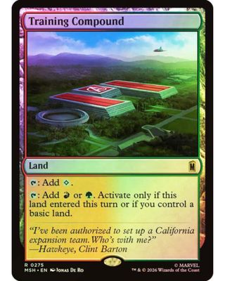 Magic the Gathering Training Compound Foil Marvel Super Heroes