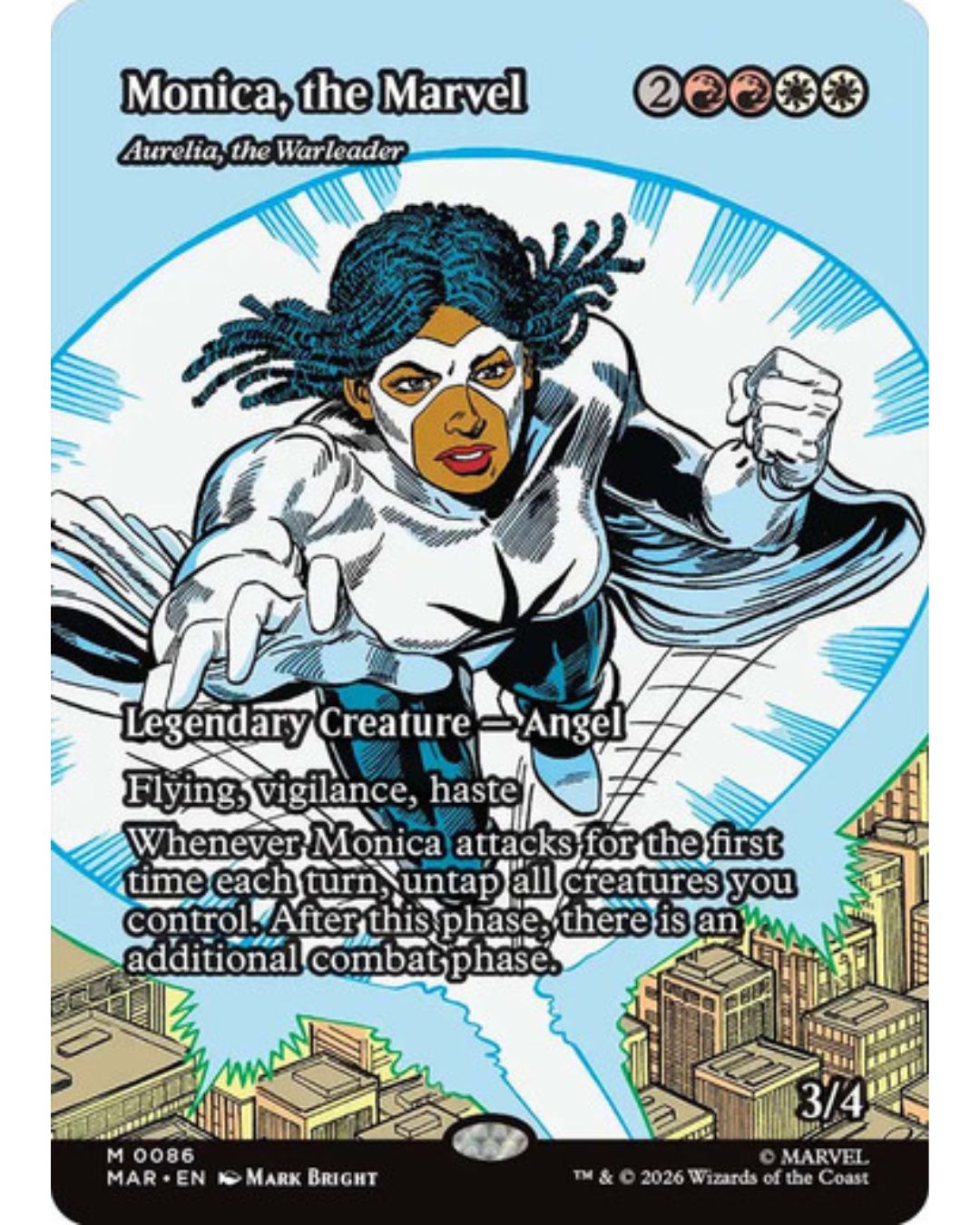 Magic the Gathering Aurelia the Warleader (Monica, the Marvel) Marvel Universe