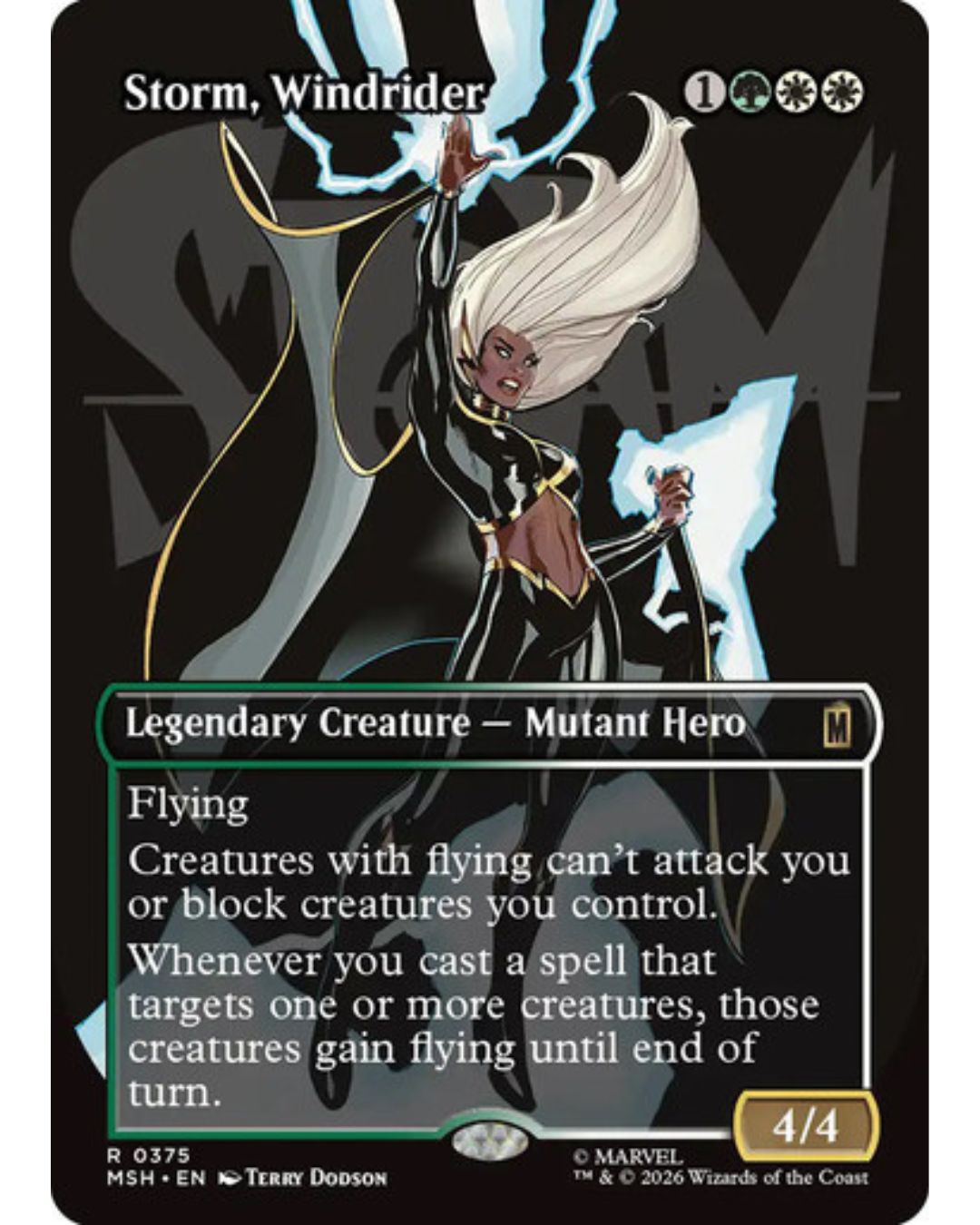 Magic the Gathering Storm, Windrider Borderless Marvel Superheroes