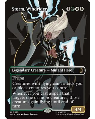 Magic the Gathering Storm, Windrider Borderless Marvel Superheroes