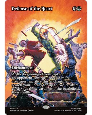 Magic the Gathering Defense of the Heart Marvel Universe