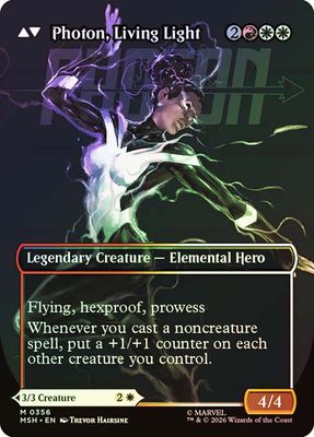 Magic the Gathering Monica Rambeau Borderless Foil Marvel Super Heroes
