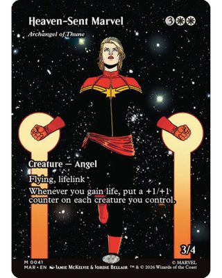 Magic the Gathering Archangel of Thune (Heaven-Sent Marvel) Marvel Universe