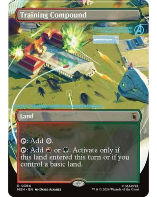 Magic the Gathering Training Compound Borderless Marvel Super Heroes