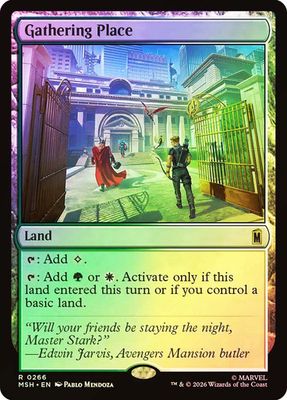 Magic the Gathering Gathering Place Foil Marvel Super Heroes